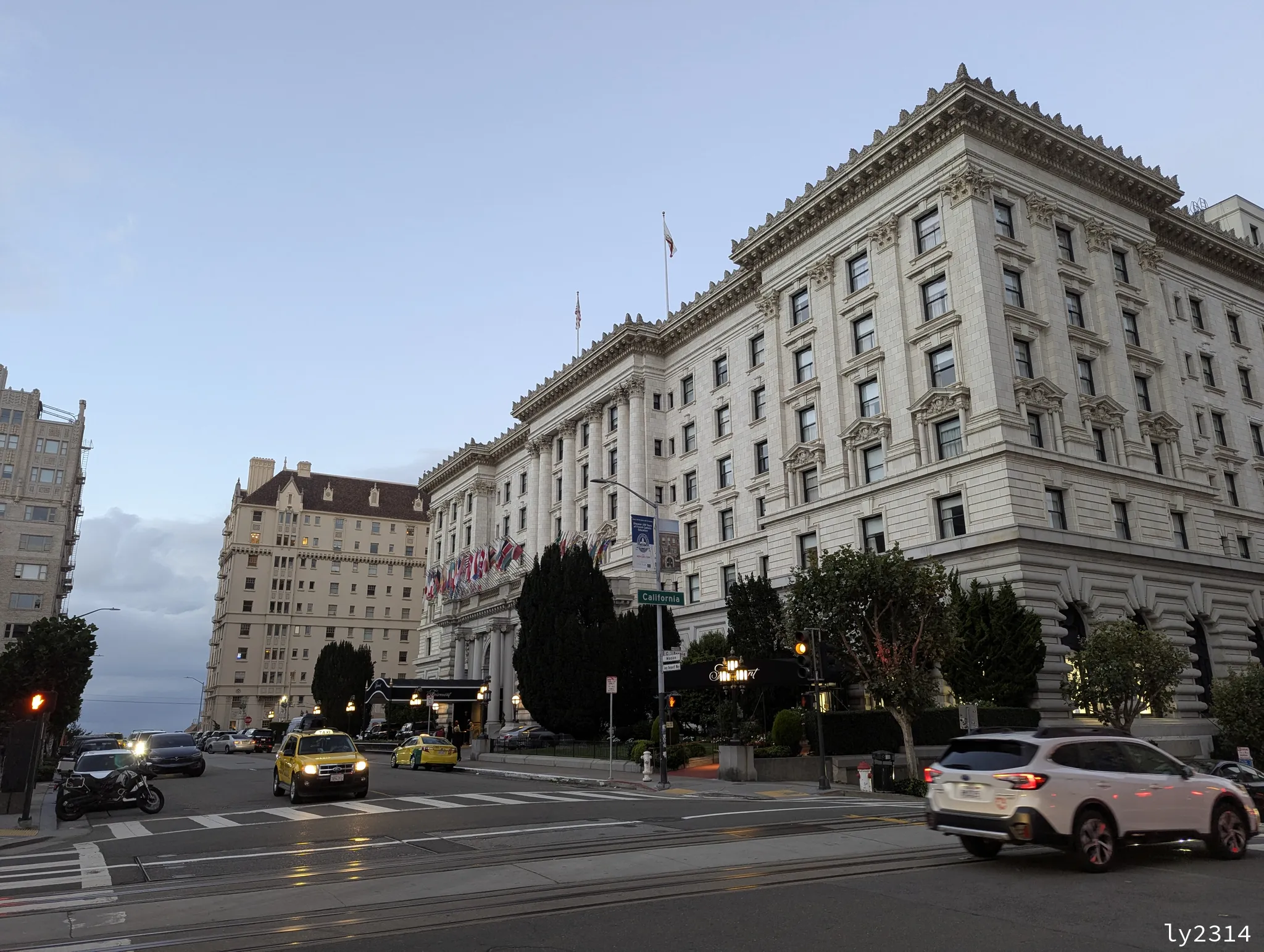 住宿記錄：Fairmont San Francisco